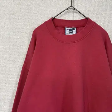 리 맨투맨 무지 두꺼운 핑크 미국 빈티지 의류 XL 2942