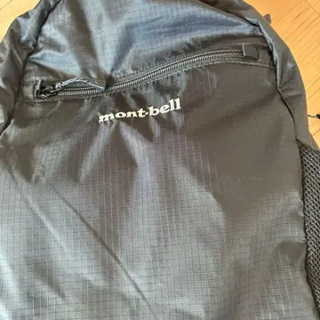 mont-bell 블랙 백팩 포켓터블 10L