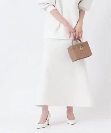 plage minimal sweat 스커트 36 화이트 화이트