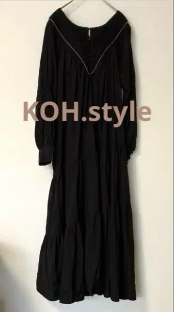 [ KOH.style ] 코스타일 긴팔 롱 원피스 블랙