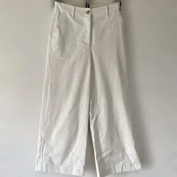 PLST 코듀로이 와이드 팬츠 XS 화이트