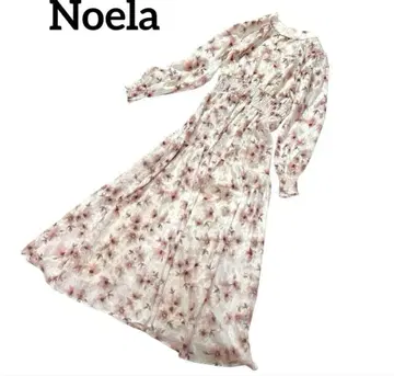 [ Noela ] 노엘라 자카드 꽃무늬 롱 원피스 새상품급