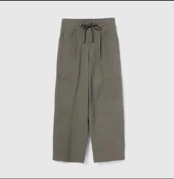 searoomlynn 포켓 워크 wash 볼륨 팬츠, M, 그레이지