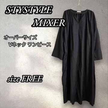 STYLEMIXER 스타일미키서 체형 커버 V넥 오버 사이즈 원피스