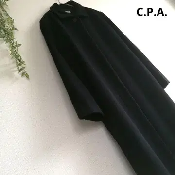 새상품급 C.P.A. 롱 코트 캐시미어 혼방 루즈핏 XL