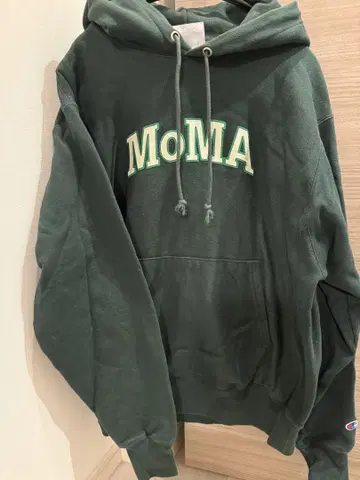 Champion MoMA 후드티 M 사이즈 다크 그린