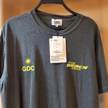 GDC Beach 2025 x GDC 콜라보 T셔츠 그레이