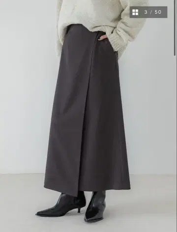 crewre 울 라이크 랩 롱 스커트 size 2