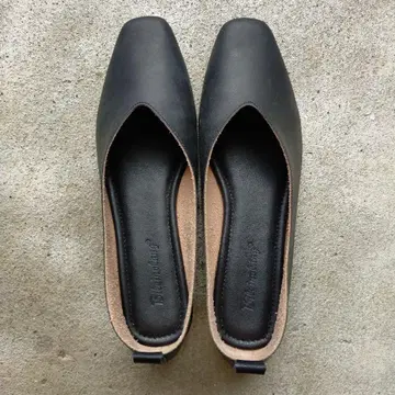 블랙 오픈토 펌프스 23.5cm