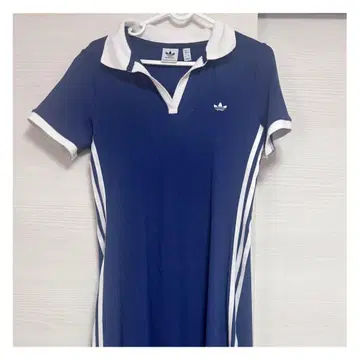 adidas 네이비 폴로 셔츠 스타일 원피스 L