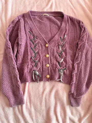 엑시즈팜 니트 가디건