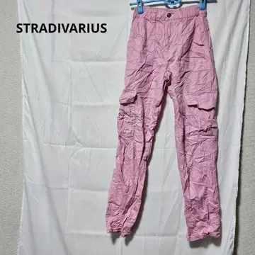 STRADIVARIUS [32] 핑크 카고 팬츠 구제 의류