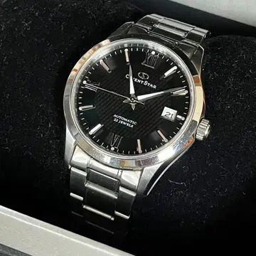 [새상품급] ORIENT 오리엔트 스타 자동 와인딩 남성용 블랙