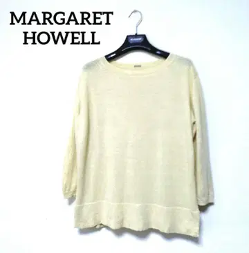 [새상품급] MARGARET HOWELL 마가렛호웰 면린넨 니트 프리