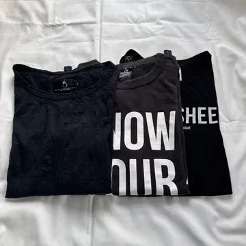 VIRGOwearworks 상의 3개 세트