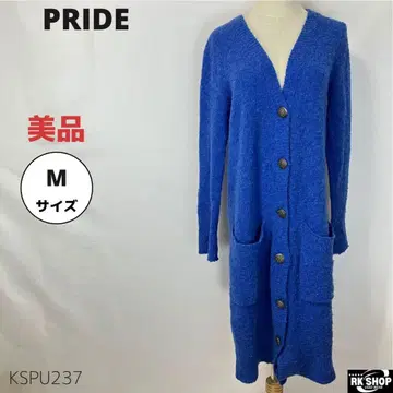 새상품급 PRIDE 프라이드 가디건 겉옷 모헤어 터치 38 M
