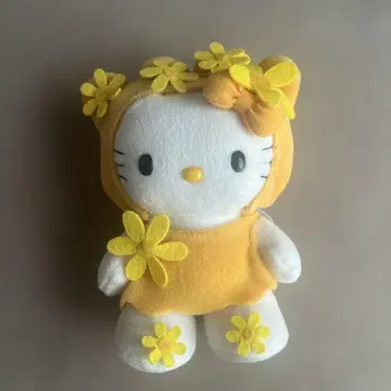 레어 키티 보소 헬로키티 꽃 봉제 인형