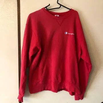 Champion 레드 맨투맨 X-LARGE