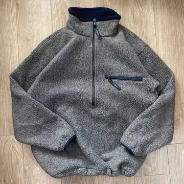 80s L.L.bean 플리스 하프 집
