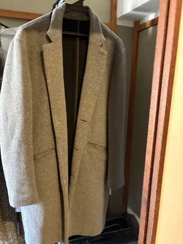 ABAHOUSE 그레이 체스터 코트 46