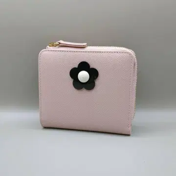 MARY QUANT 마리콴트 접이식 지갑 핑크