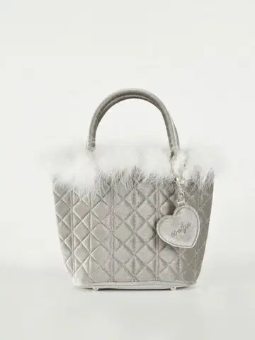 evelyn 퍼 퀼팅 백