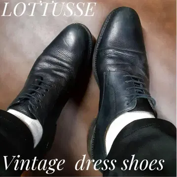 LOTTUSSE 빈티지 드레스 신발 블랙