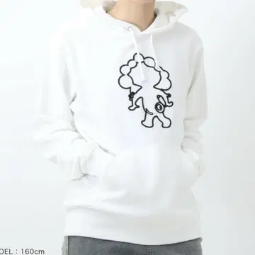 미야쿠미야쿠 후드티 화이트 XL LL