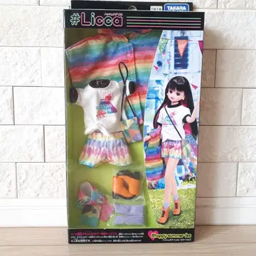 #Licca 해시태그 리카짱 썸머 페스티벌 27cm 인형 의류