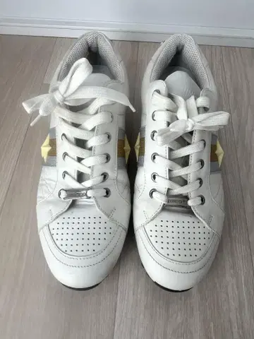 JIMMY CHOO 화이트 스니커즈