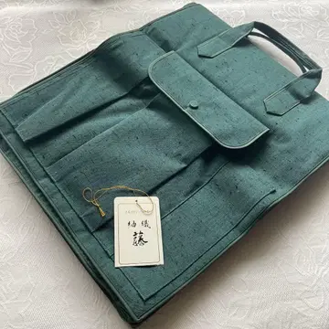 명주실로 짠 기모노 백 방수 가공 새상품