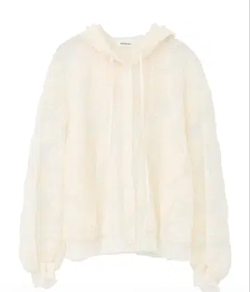 INGEBORG 까멜리아 튤 레이스 블라우스