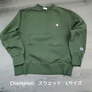 Champion 맨투맨 L 사이즈 다크 그린