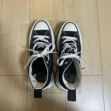 CONVERSE ALL STAR 블랙 통굽 스니커즈