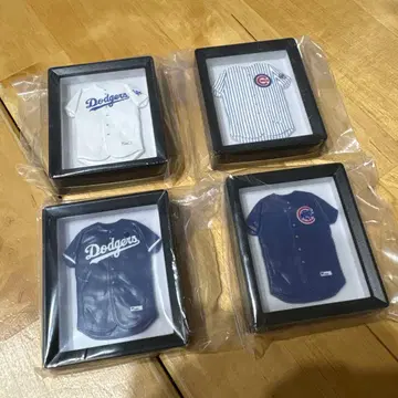 MLB 유니폼 프레임 마그넷 4세트
