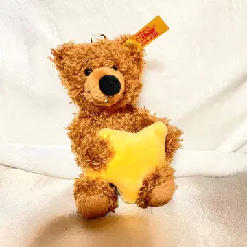 곰 봉제 인형 키체인 별