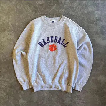 90s RUSSELL ATHLETIC 맨투맨 그레이 빈티지 S