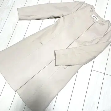 베이지 롱 코트