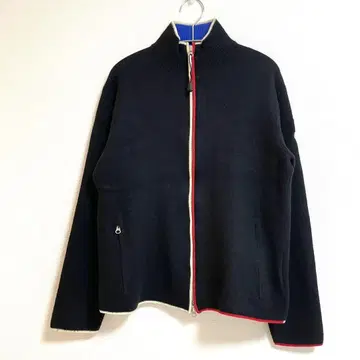 타미힐피거 남성용 M 블랙 집업 니트 자켓 긴팔 새상품급