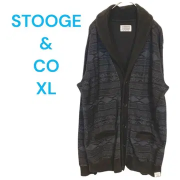 스투지앤드고 남성용 니트 베스트 가디건 XL 올 패턴 33
