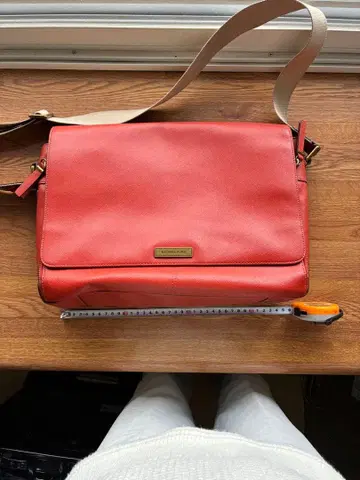 오렌지 숄더백