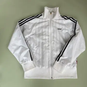adidas 화이트 스트라이프 자켓