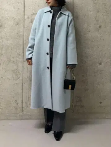 새상품 Mira Owen 드롭 숄더 스텐카라 코트