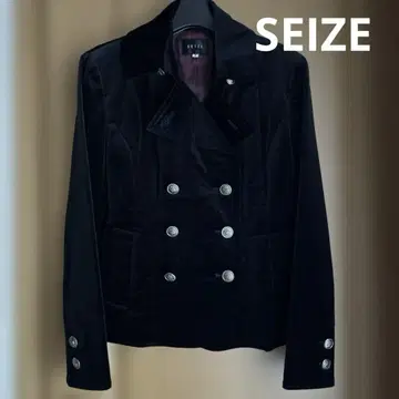 리베랄 [ SEIZE ] 더블 자켓/벨로아 블랙 포멀 아우터