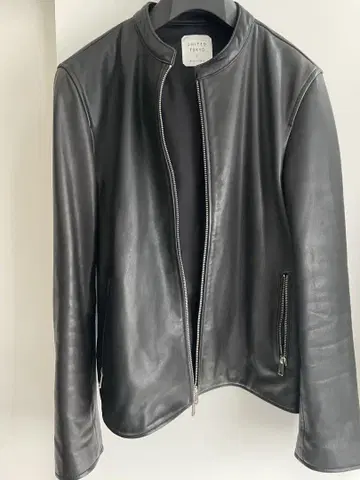 UNITED TOKYO 싱글 가죽 라이더 자켓 3 블랙