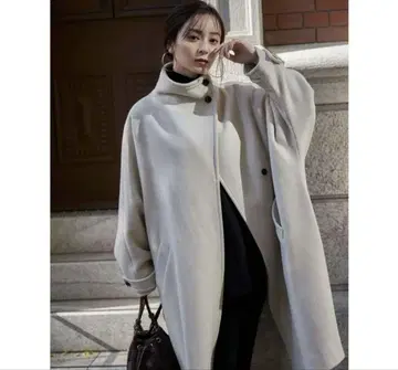 아뉴앙스 anuans 판초 슬릿 코트