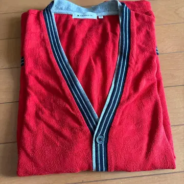 THE SHOP TK 빨간색 가디건 남성용 XL