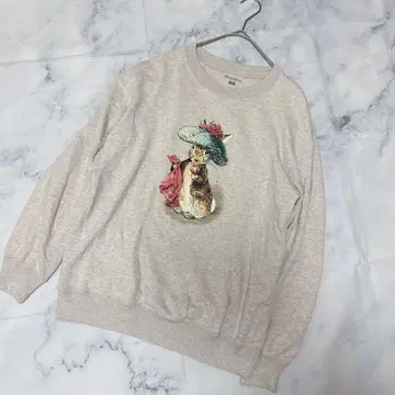 JW ANDERSON 유니클로 피터래빗 맨투맨 베이지 S