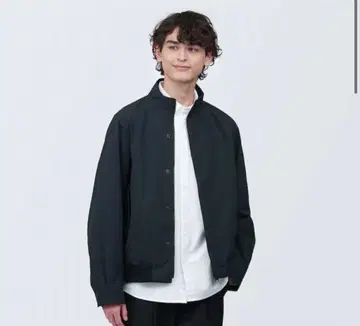 무인양품 발수 스탠드 카라 블루종