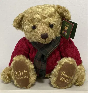 [새상품급] Harrods 2005년 제조 20주년 기념 테디베어